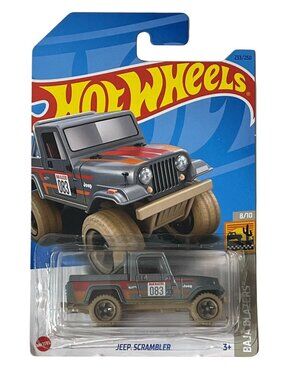 Hot Wheels Jeep Scrambler HW Baja Blazers 2024 233/250 Off-Road Truck